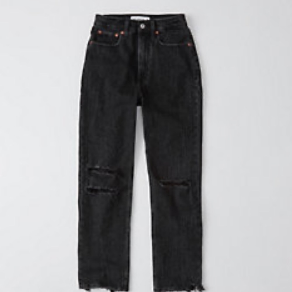 Brand new ripped knee black jeans